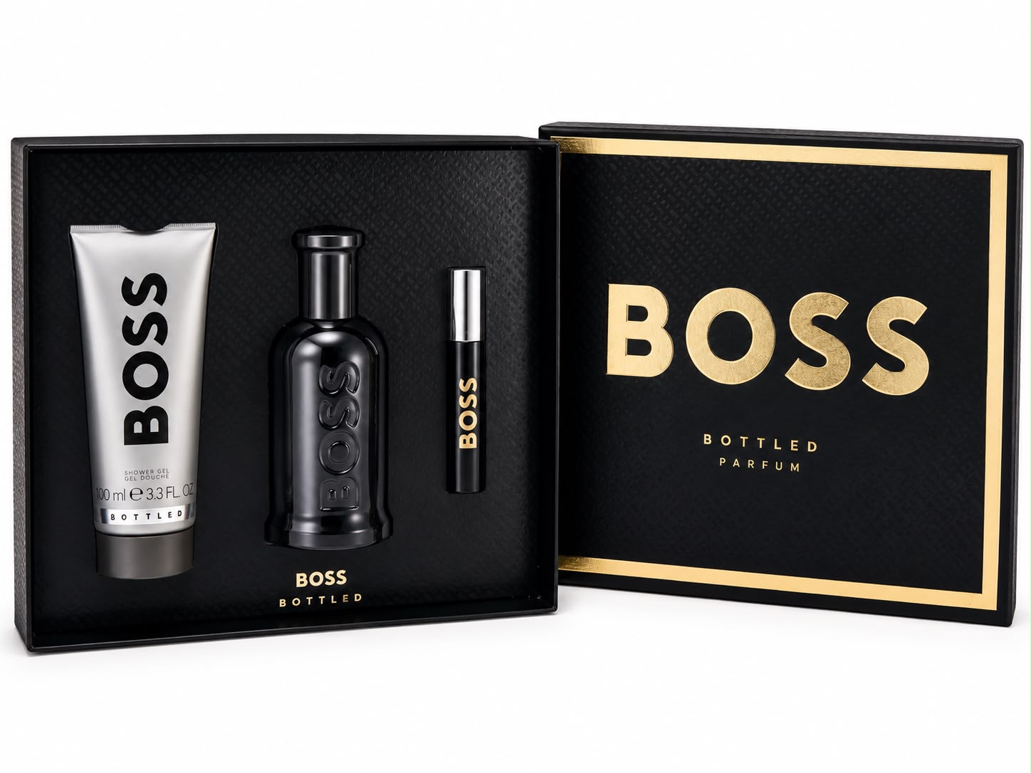 ESTUCHE PERFUME HUGO BOSS BOTTLED 100ML HOMBRE