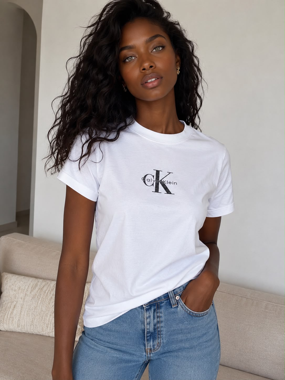 CAMISETA BLANCA CALVIN KLEIN