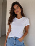 CAMISETA MUJER BLANCA TOMMY HILFIGER