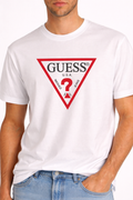 CAMISETA HOMBRE GUESS BLANCA LOGO/ORIGINAL