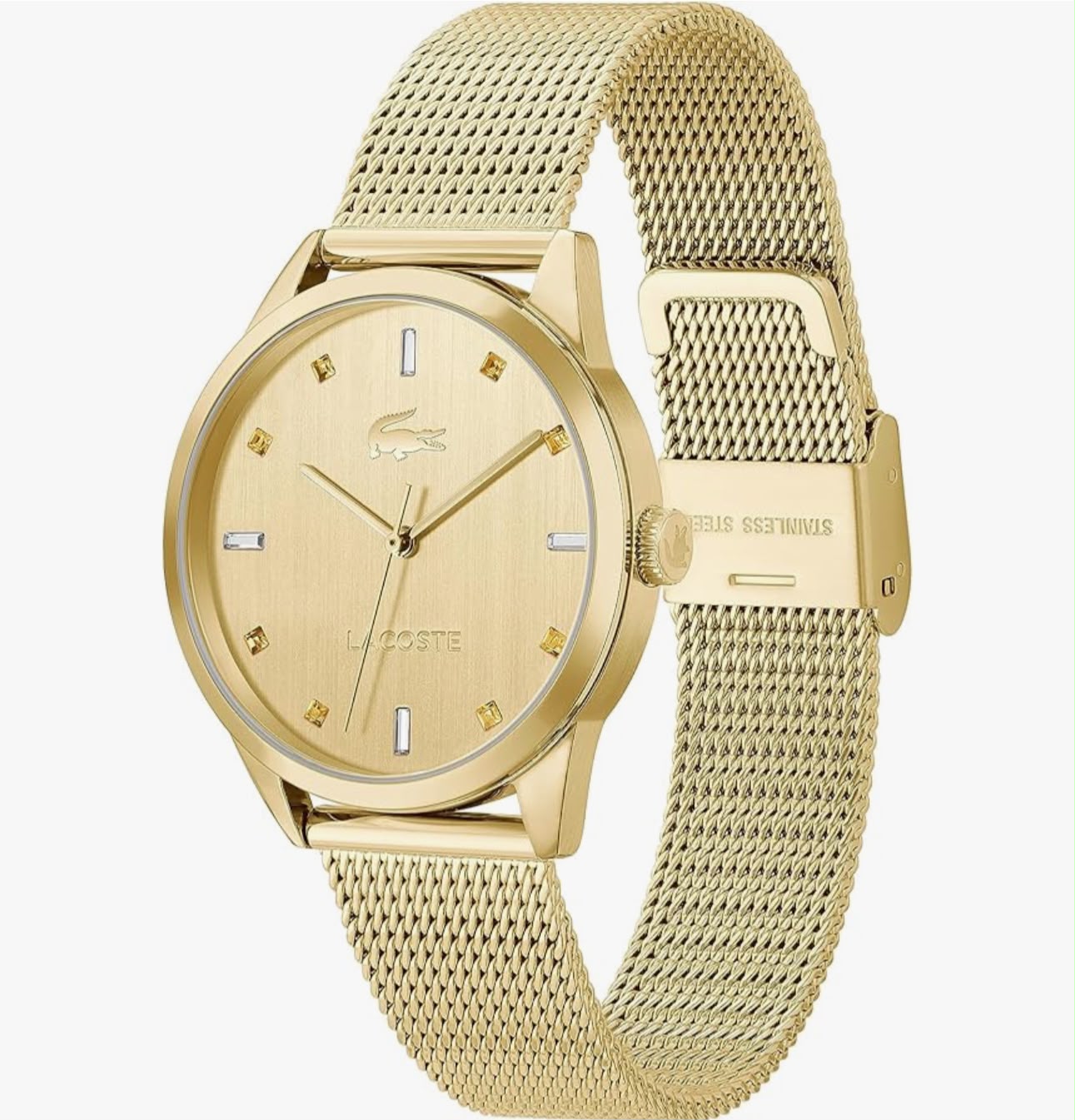 RELOJ MUJER LACOSTE DORADO