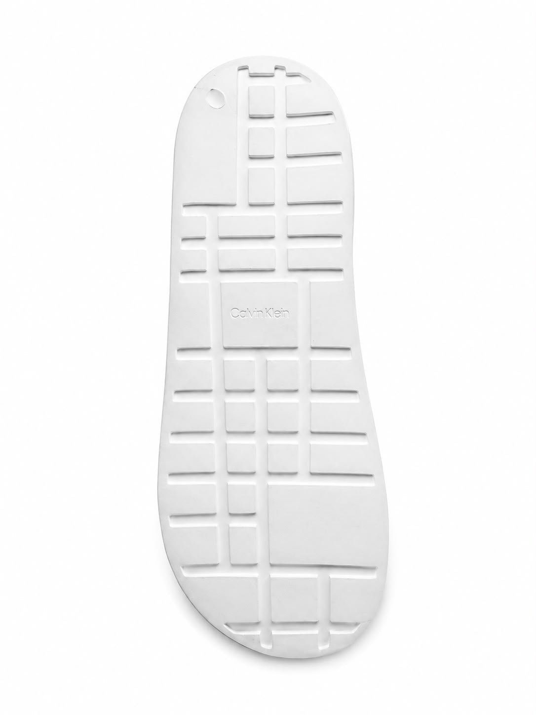 CHANCLAS HOMBRE CALVIN KLEIN BLANCA BORDADA