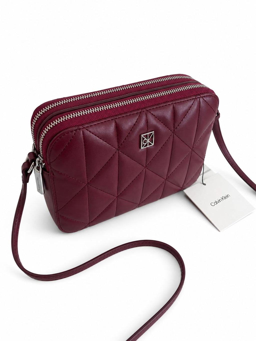 BOLSO BANDOLERA CALVIN KLEIN MUJER FRAMBUESA