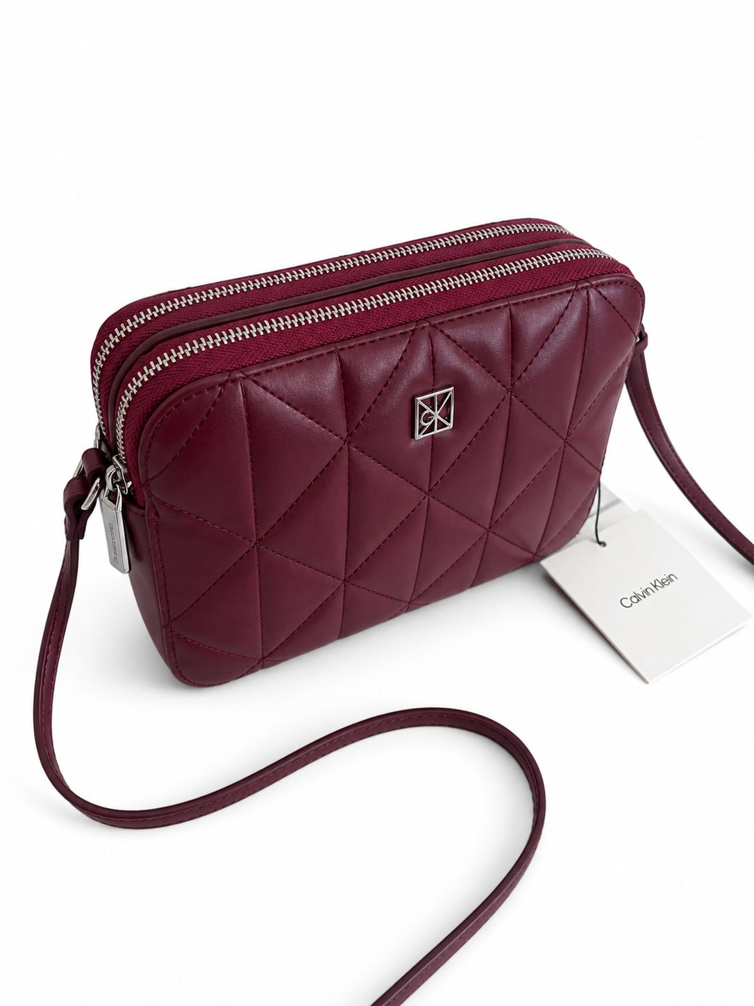 BOLSO BANDOLERA CALVIN KLEIN MUJER FRAMBUESA