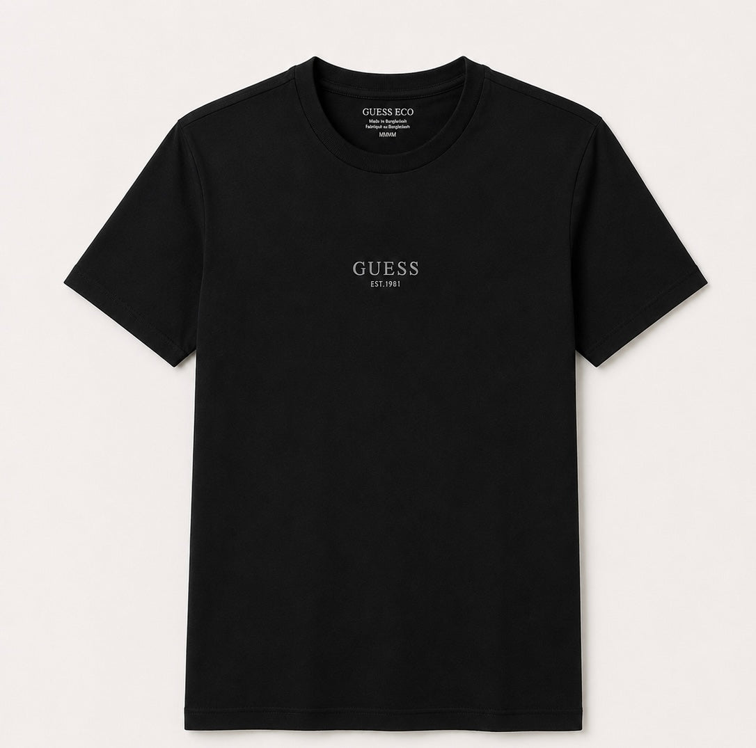 Camiseta Guess Negra Logo