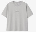 Camiseta hombre Calvin Klein gris logo central