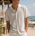 CB camisa GUESS MC 50 SBF Beige