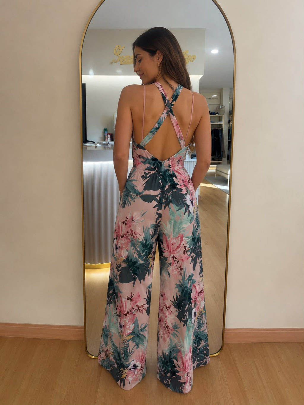 MONO LARGO GUESS MUJER FLORES