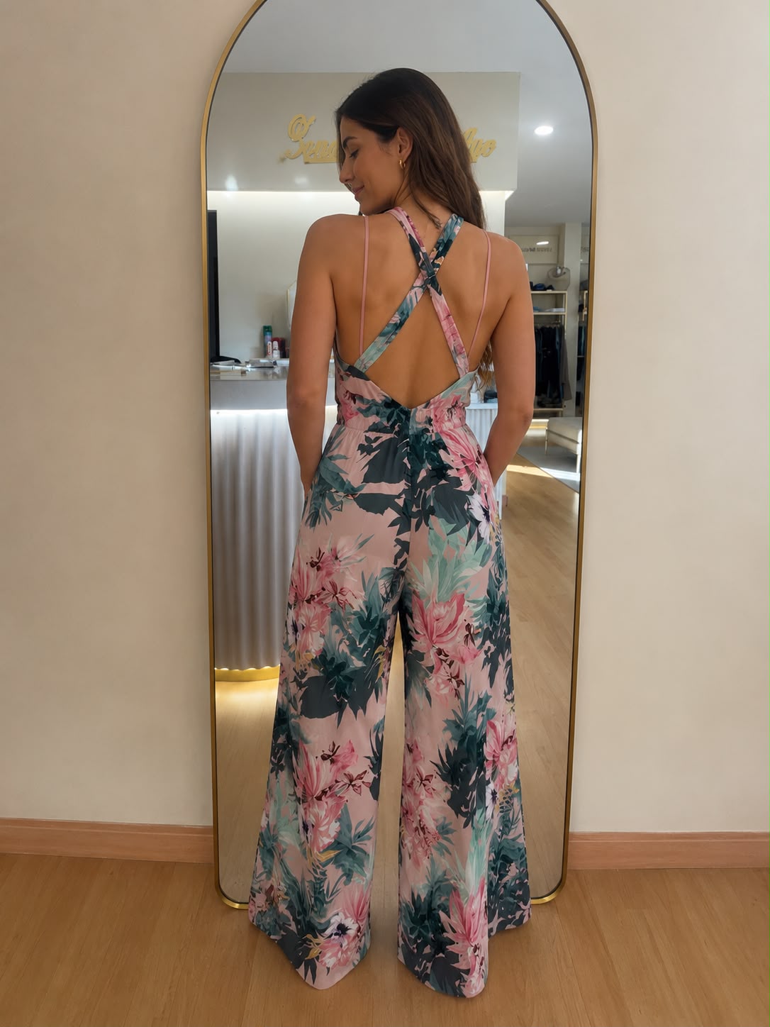 MONO LARGO GUESS MUJER FLORES