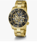 RELOJ DORADO GUESS AXLE