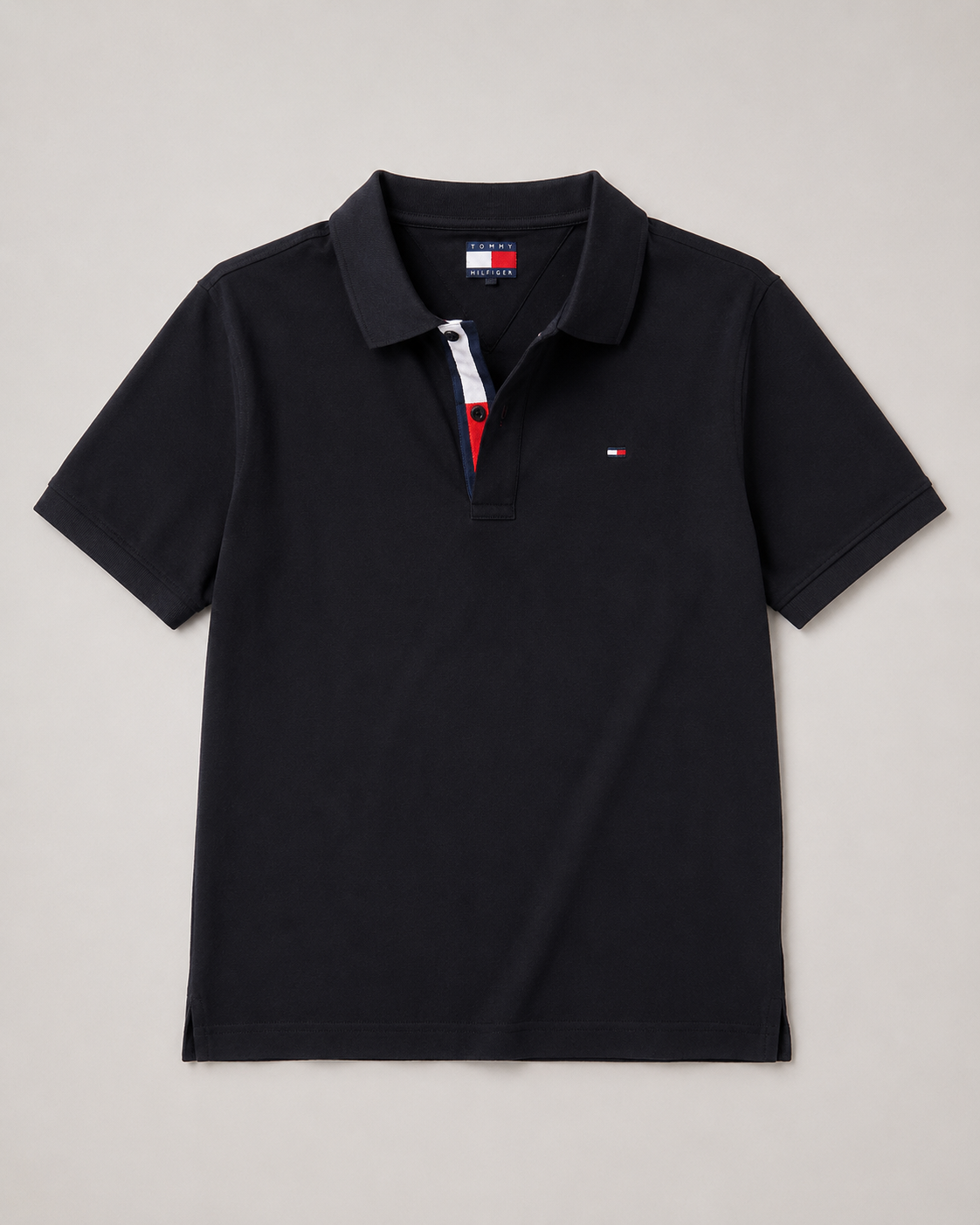 Polo hombre negro Tommy Hilfiger