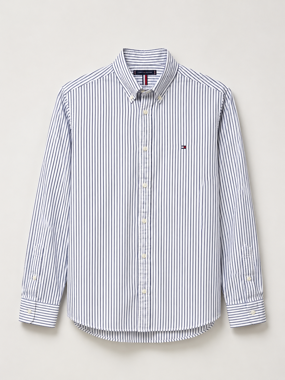 Camisa hombre Tommy Hilfiger rayas/negra