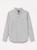 Camisa Tommy Hilfiger rayas gris/blanco