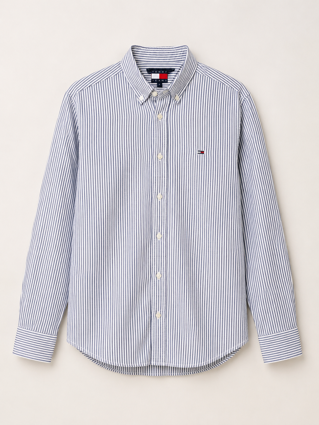 Camisa Tommy Jeans de Rayas Azul Marino
