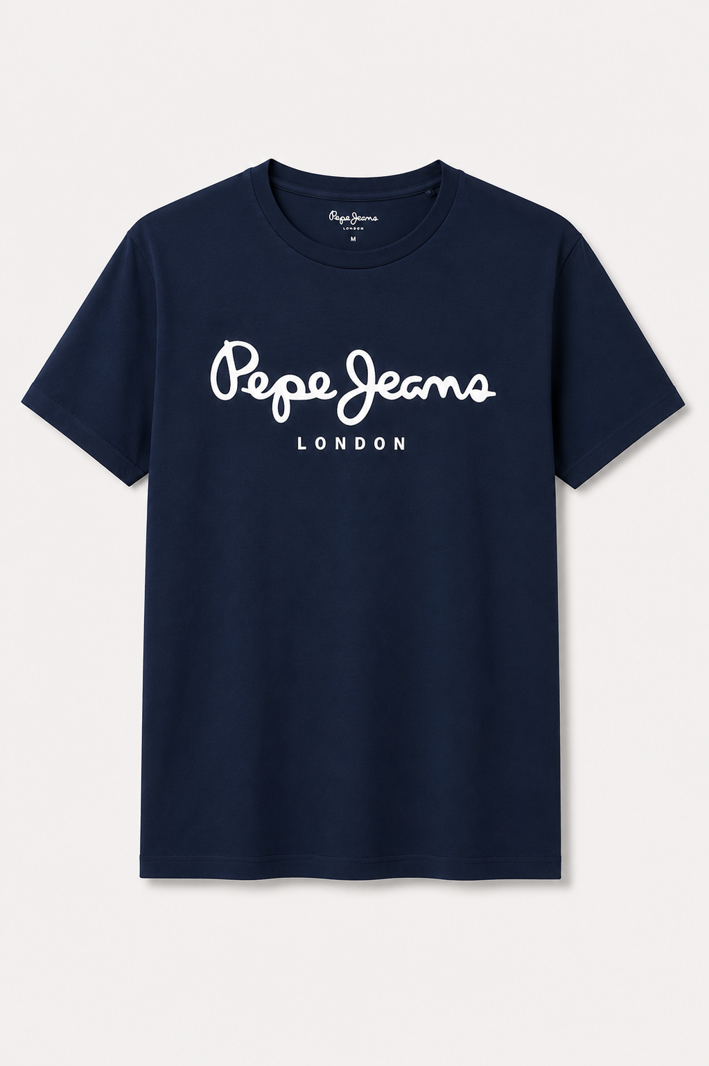 Camiseta hombre Pepe jeans logo azul marino