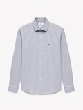 Camisa hombre Calvin Klein rayas gris