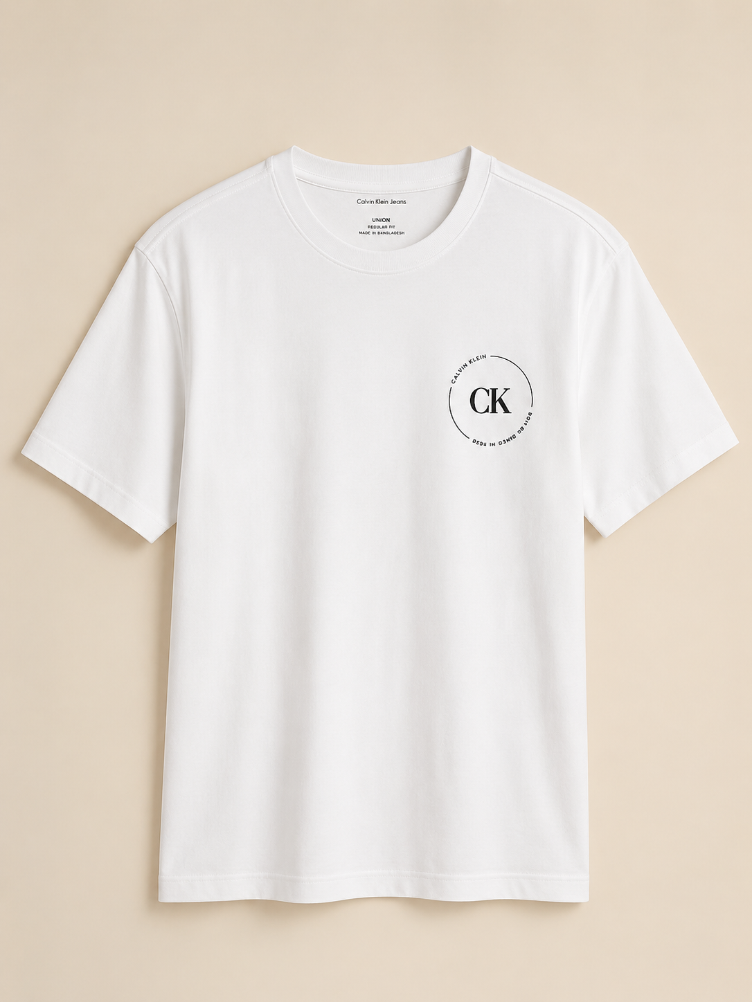 Camiseta hombre Calvin Klein logo espalda