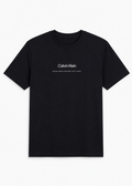 Camiseta hombre negra Calvin Klein established