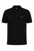 Polo hombre Armani Exchange logo dorado