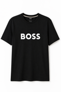 Camiseta hombre Hugo Boss negra
