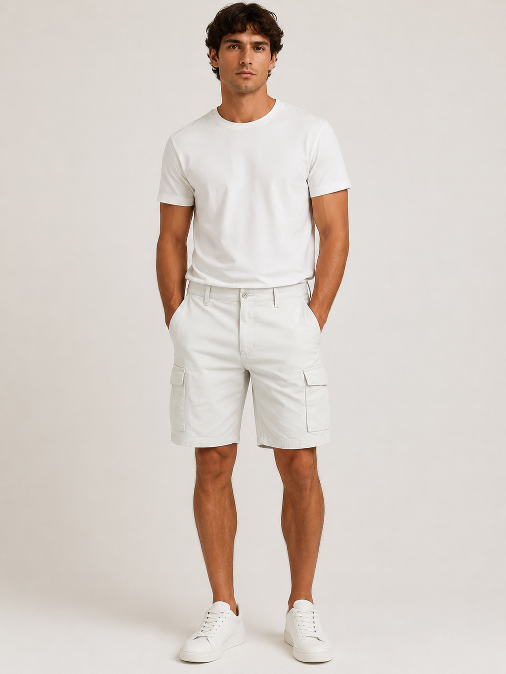 Pantalón corto hombre Tommy Hilfiger beige