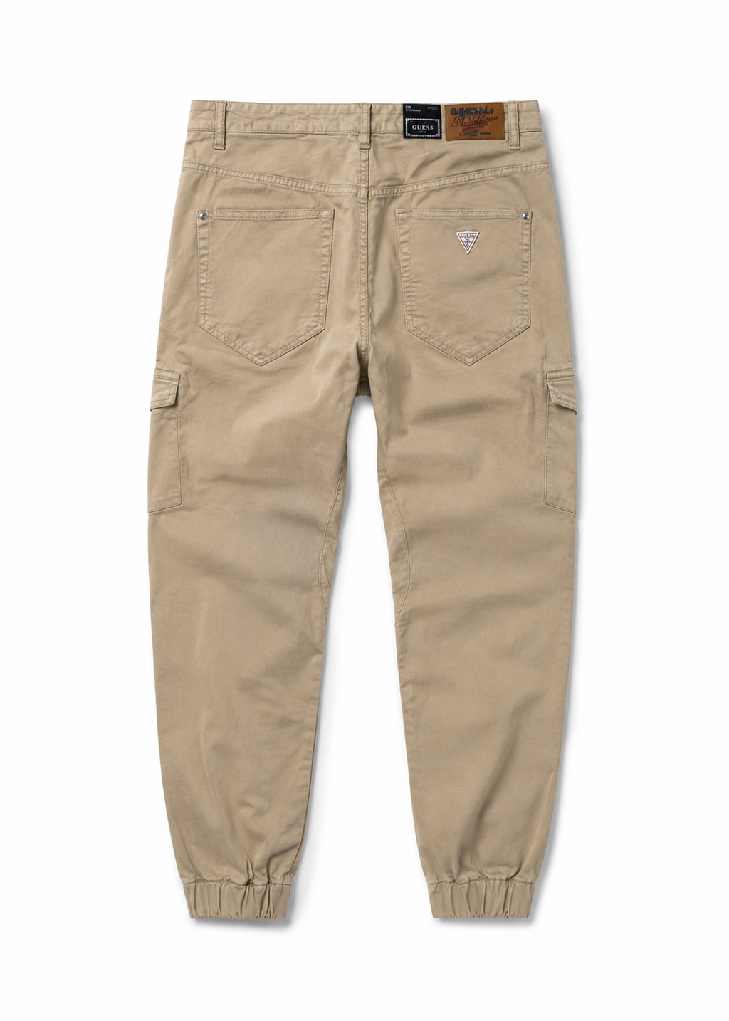 Pantalón hombre largo GUESS beige cargo