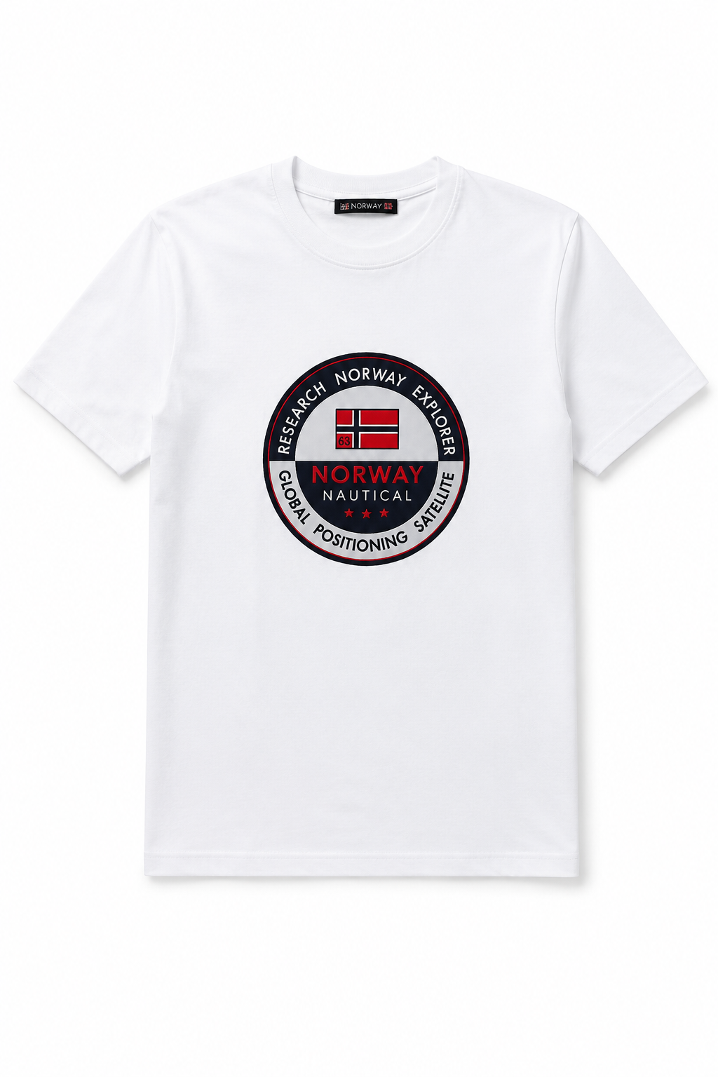 Camiseta hombre NORWAY blanca