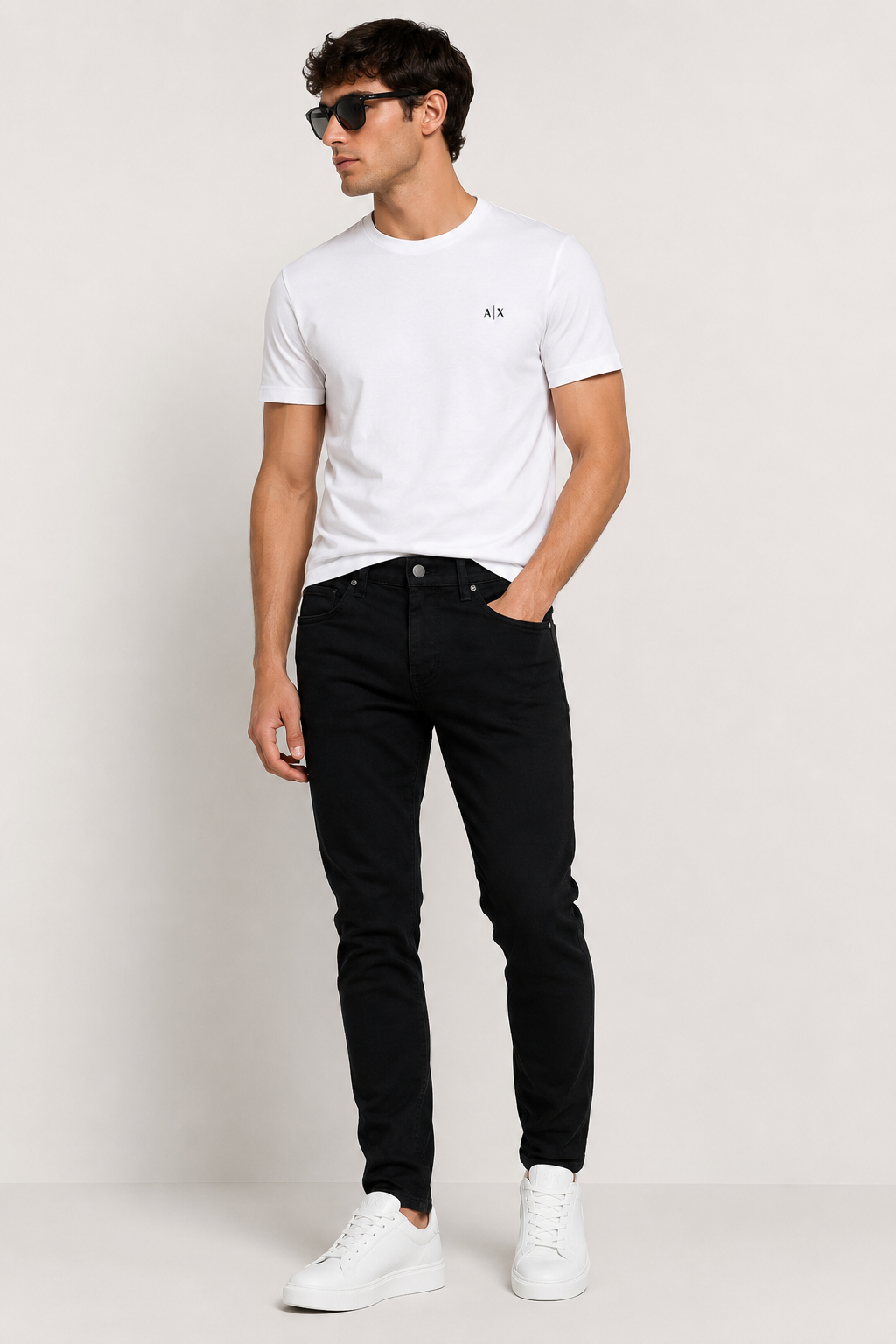 Pantalón hombre Armani Exchange negro