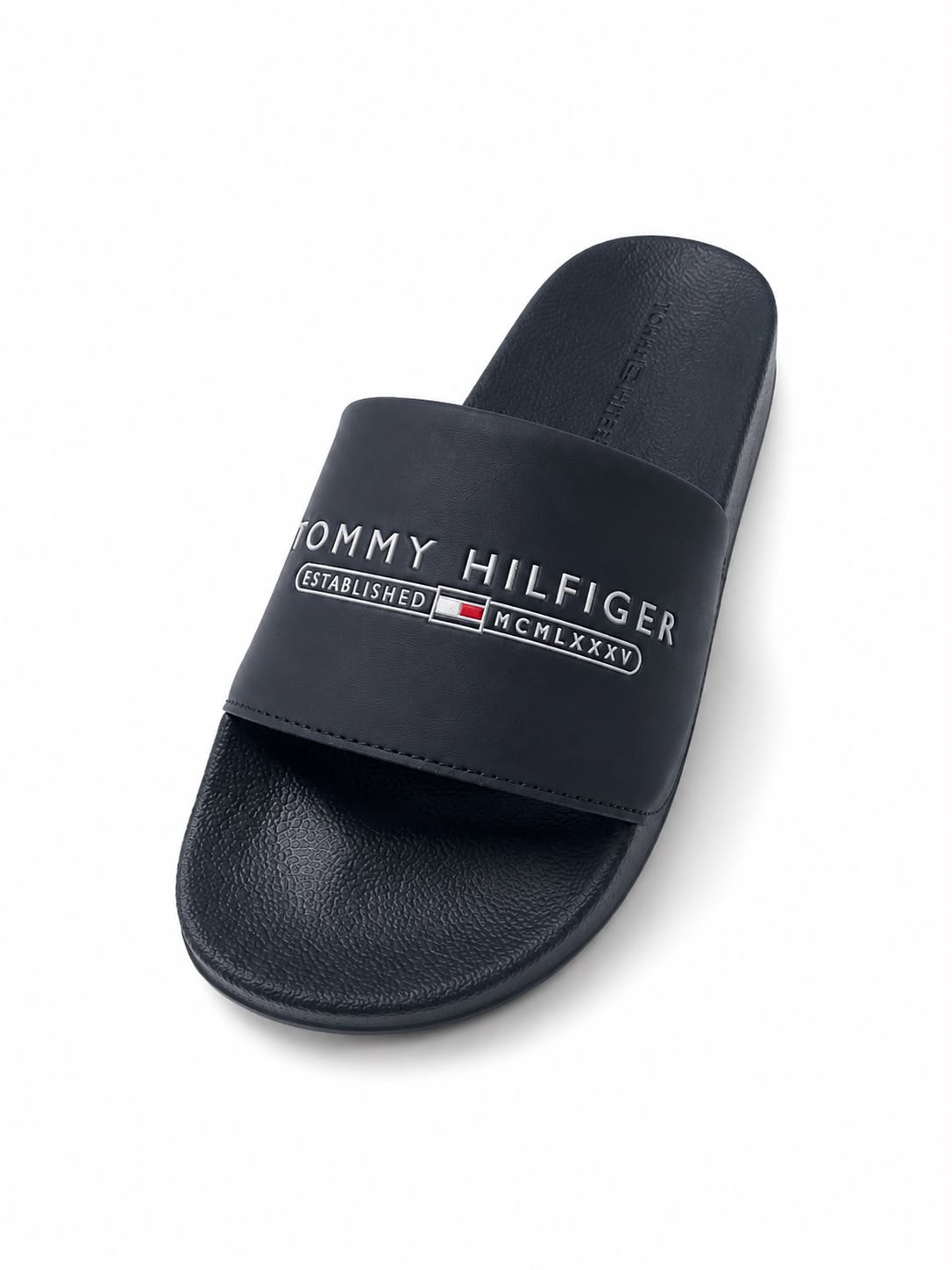 CHANCLAS AZUL MARINO TOMMY HILFIGER BORDADO HOMBRE