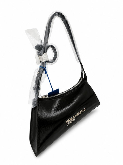 BOLSO HOMBRO KARL LAGERFELD JEANS NEGRO BRILLO
