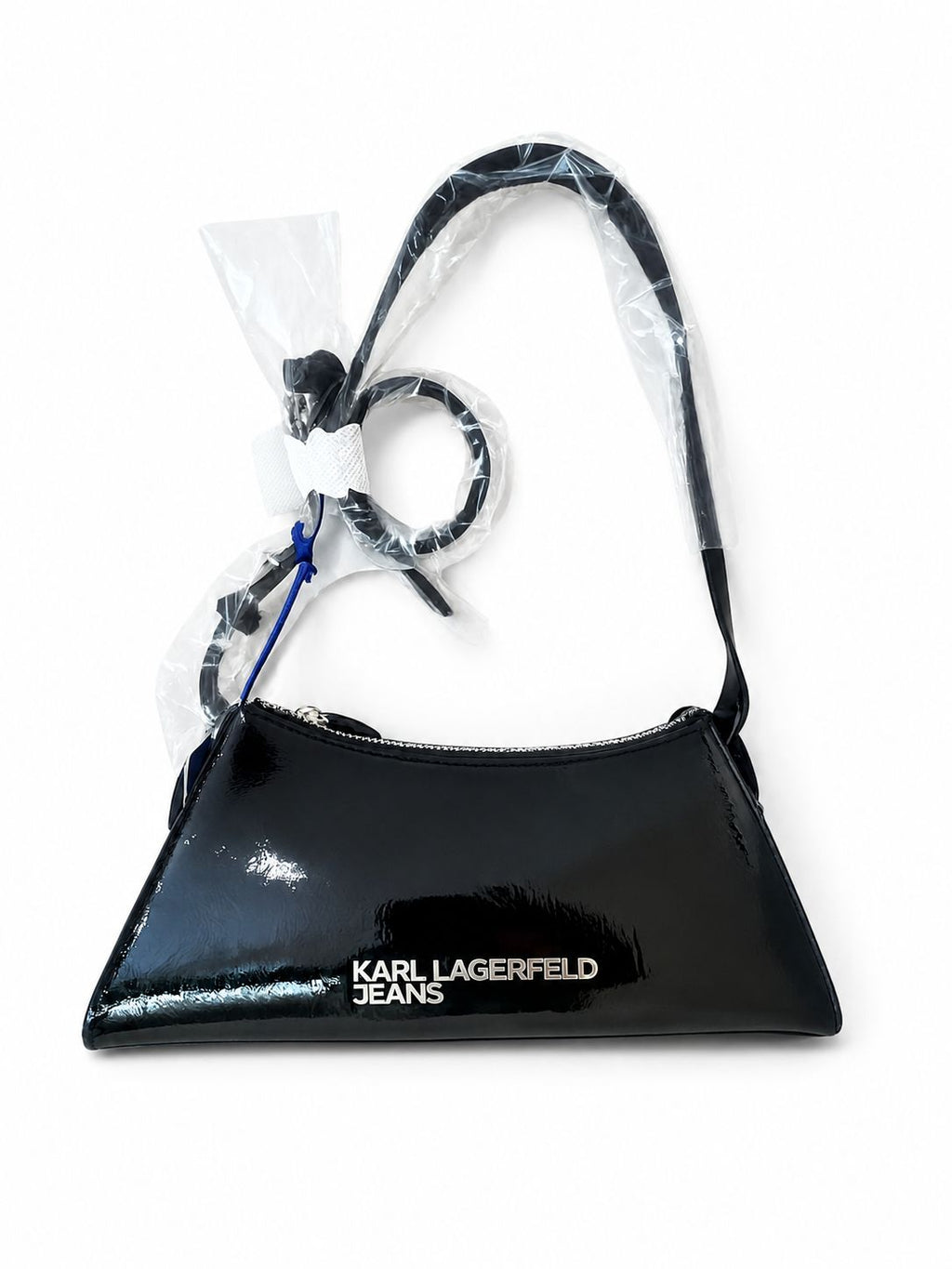 BOLSO HOMBRO KARL LAGERFELD JEANS NEGRO BRILLO