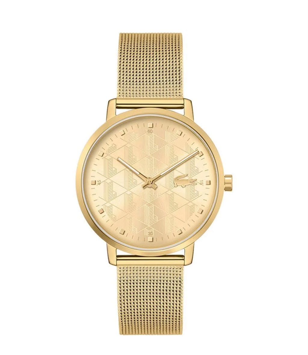 RELOJ LACOSTE DORADO MUJER CROCO