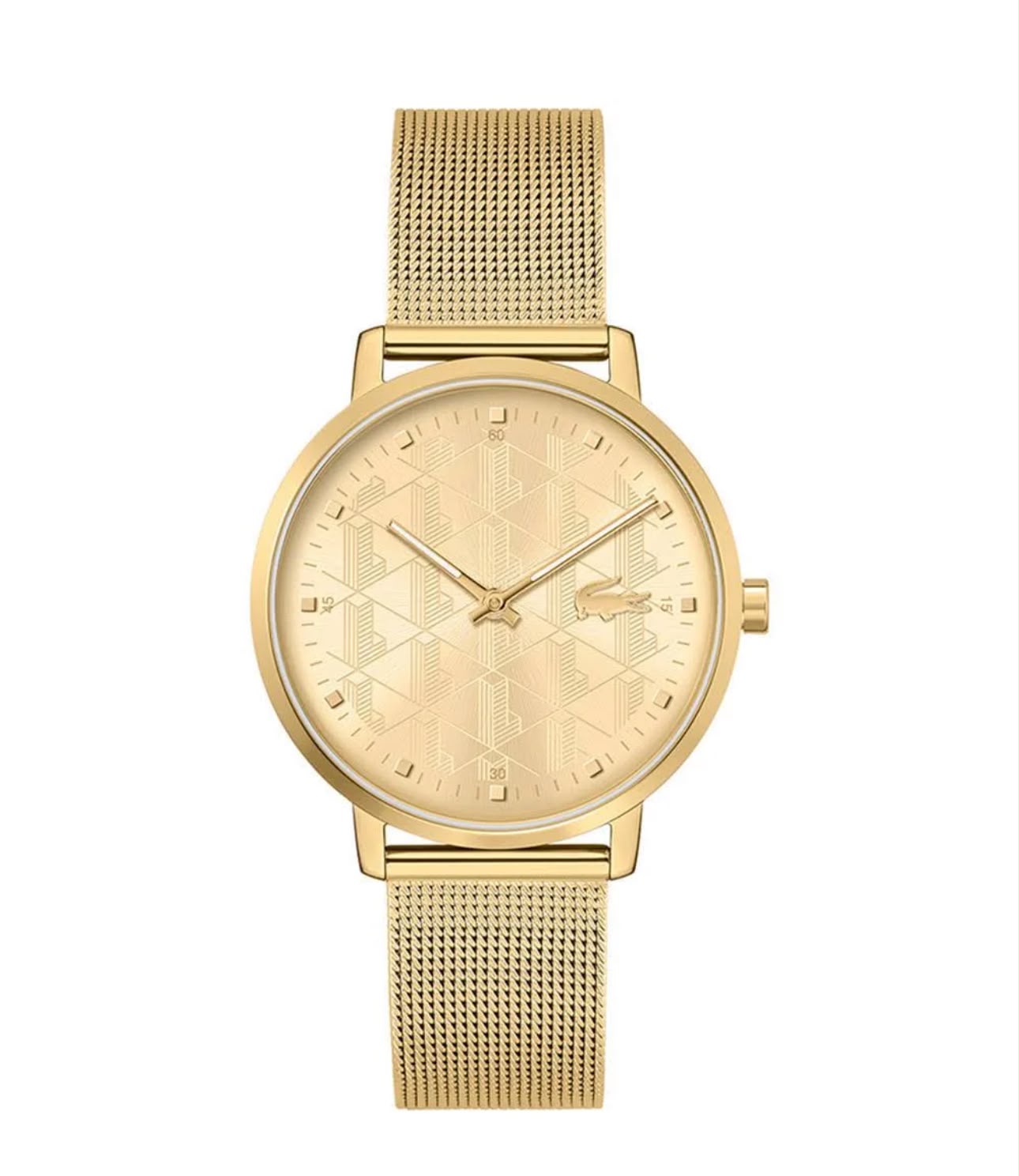 RELOJ LACOSTE DORADO MUJER CROCO