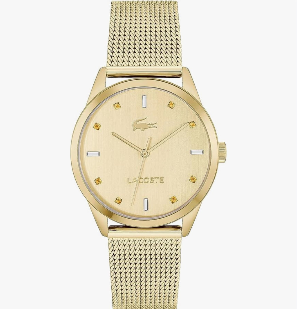RELOJ MUJER LACOSTE DORADO