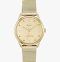 RELOJ MUJER LACOSTE DORADO