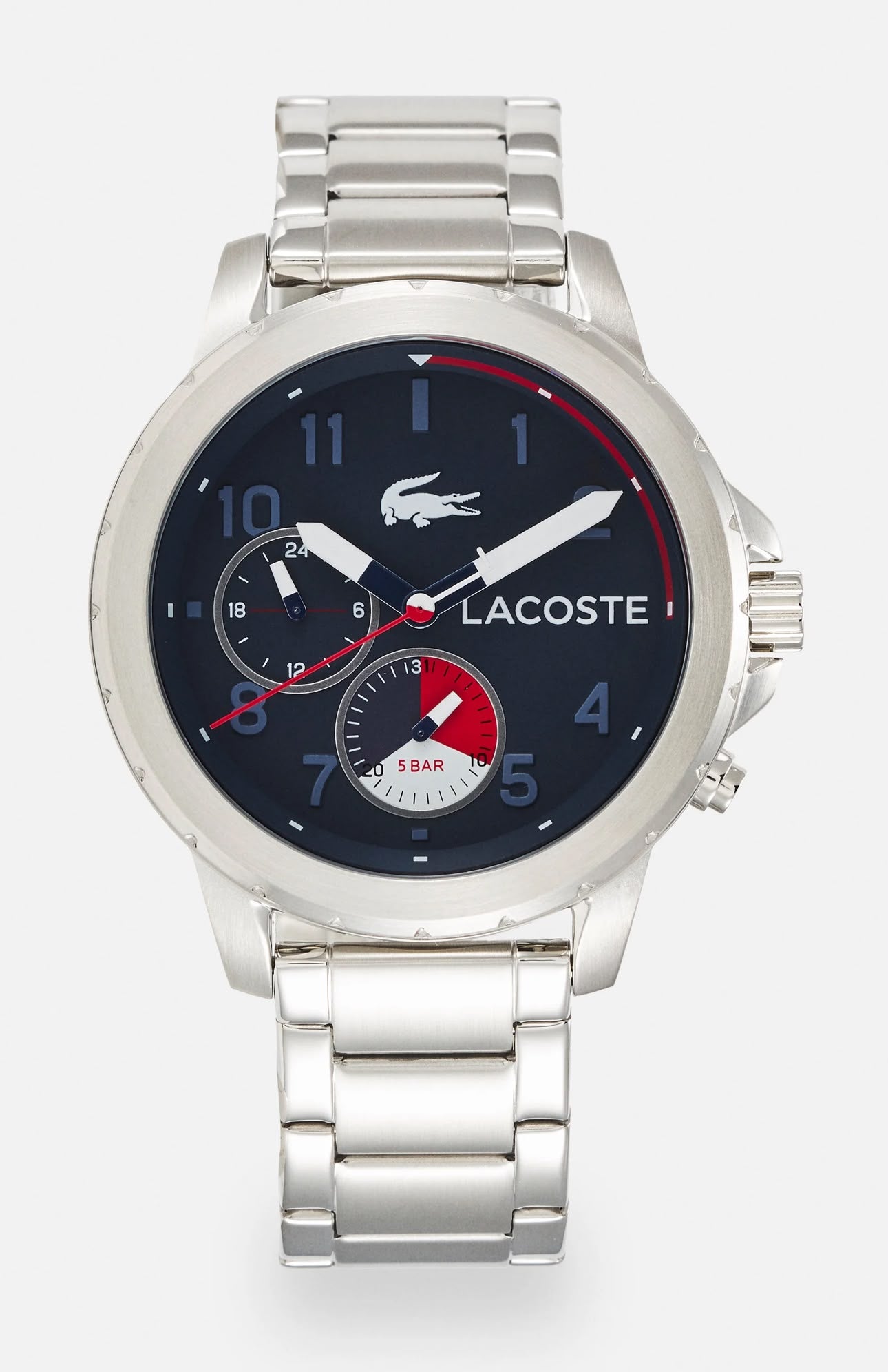 RELOJ HOMBRE LACOSTE AZUL/ROJO