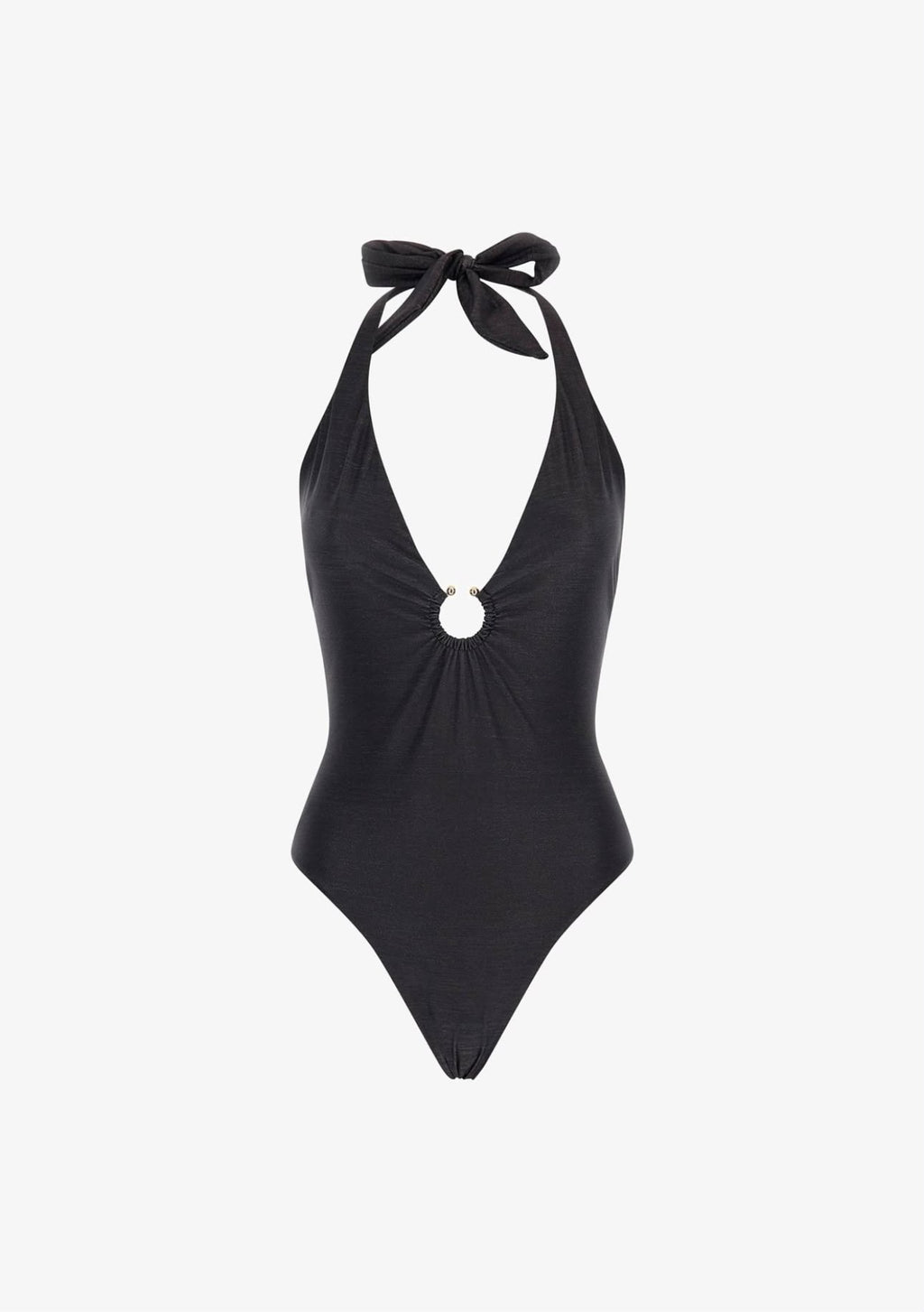 BAÑADOR GUESS MUJER NEGRO BRILLANTE