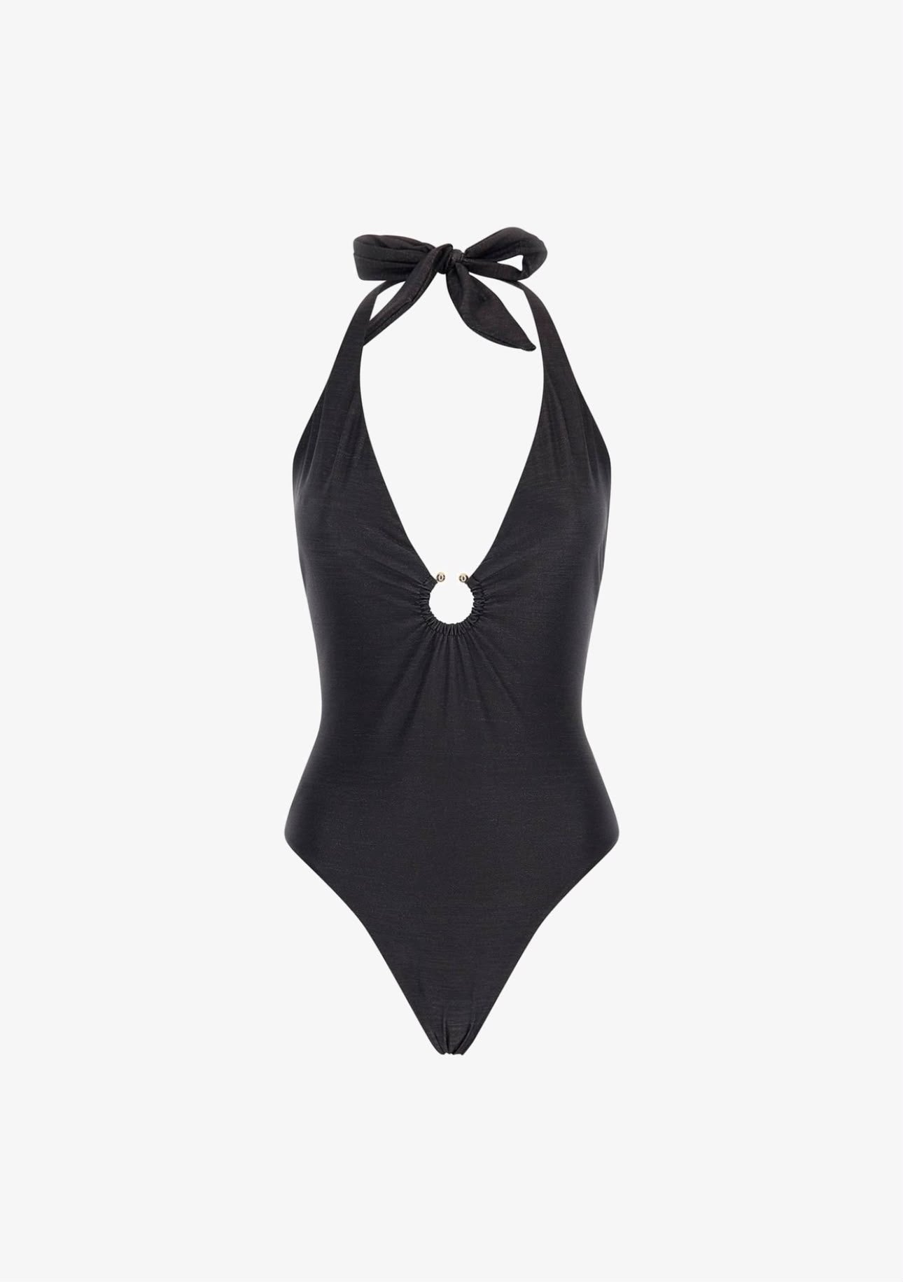 BAÑADOR GUESS MUJER NEGRO BRILLANTE