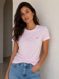 CAMISETA CORTA ROSA TOMMY HILFIGER