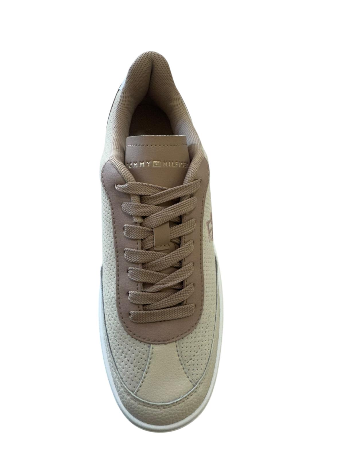ZAPATILLAS TOMMY HILFIGER BEIGE/ROSA