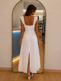 VESTIDO BLANCO BORDADO GUESS MUJER