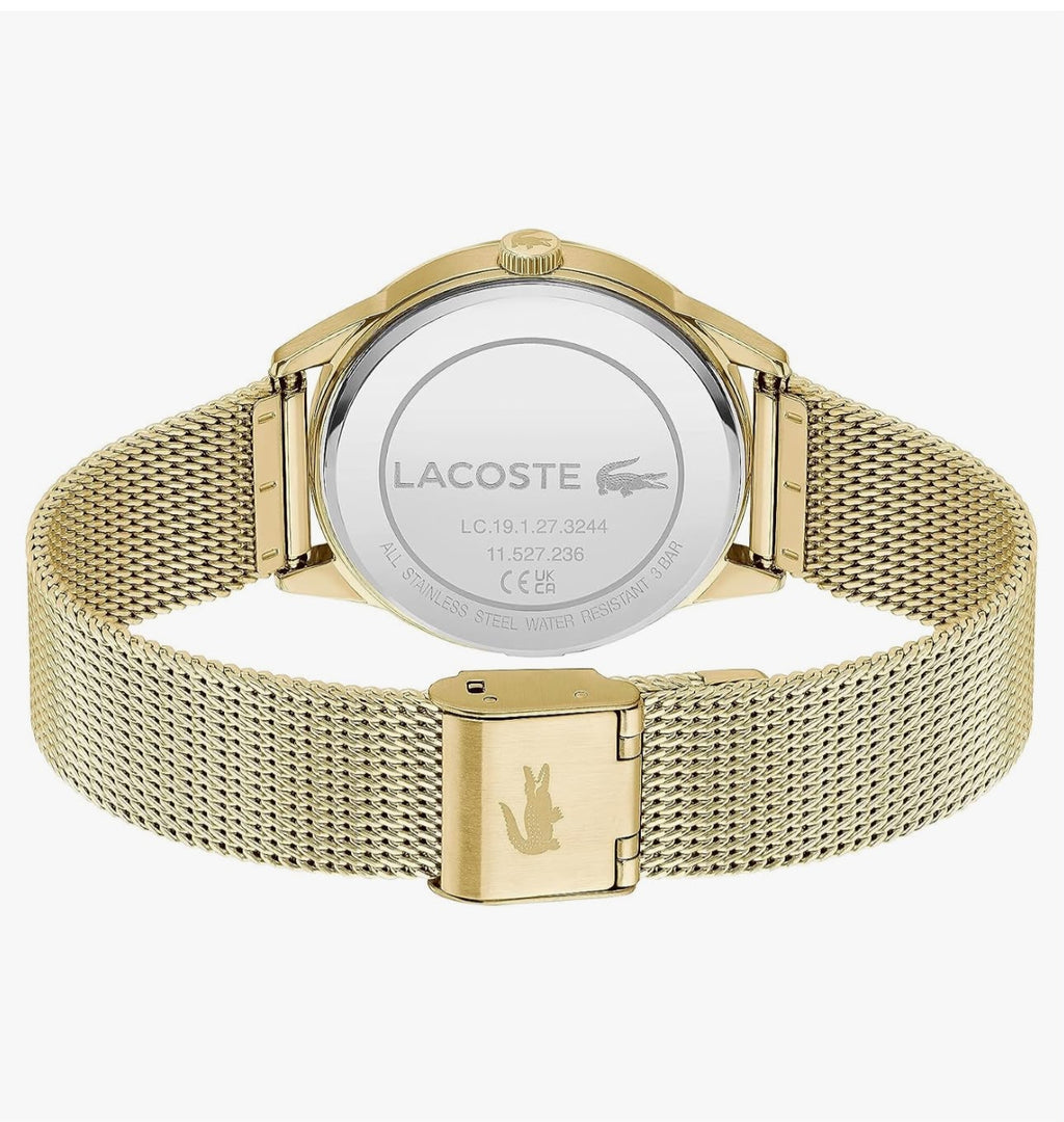 RELOJ MUJER LACOSTE DORADO