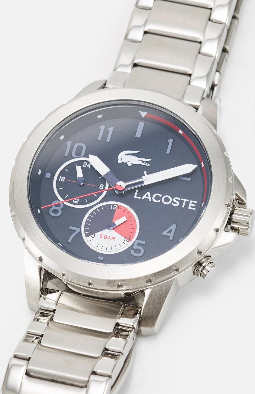 RELOJ HOMBRE LACOSTE AZUL/ROJO