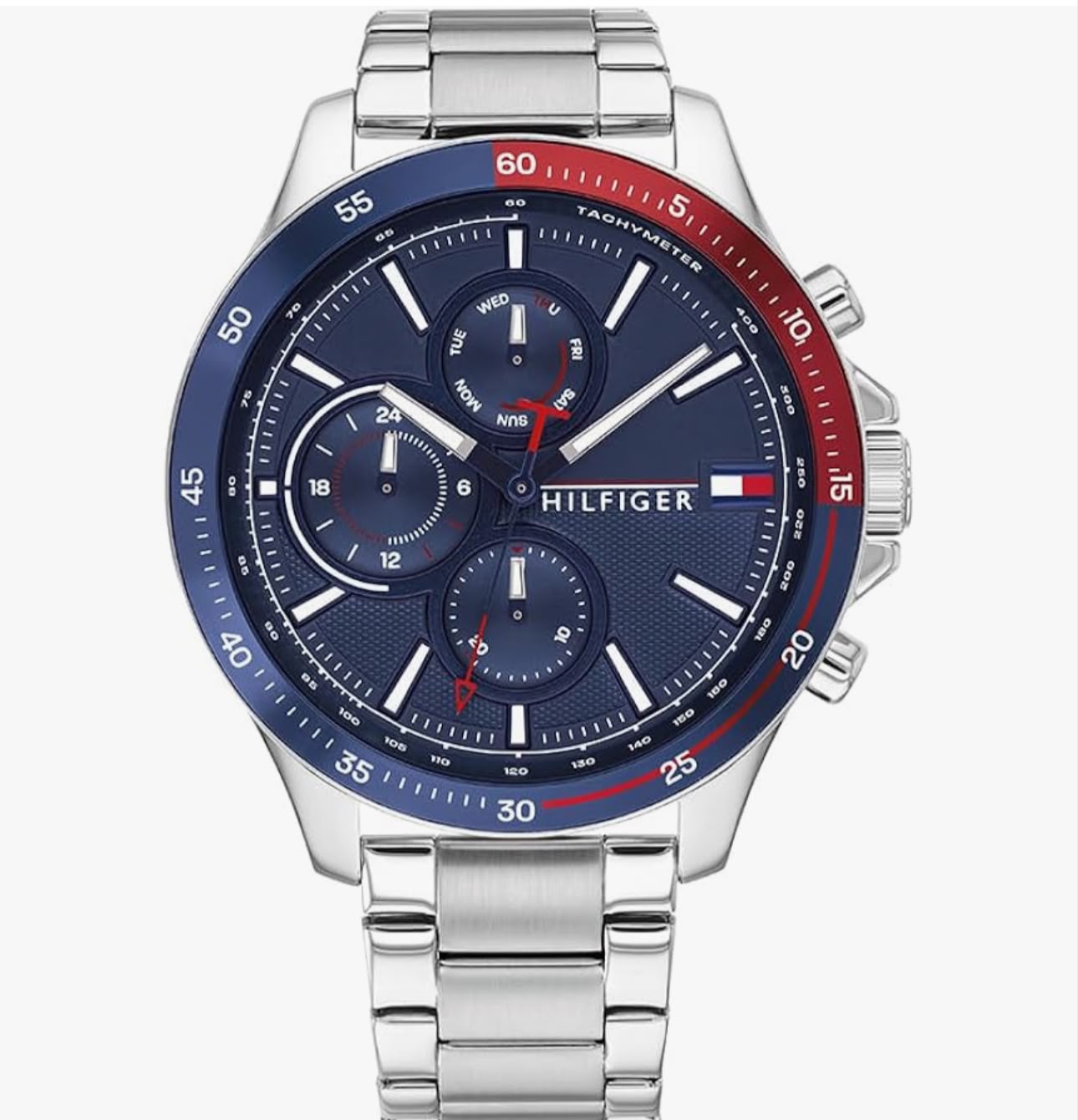 RELOJ TOMMY HILFIGER HOMBRE PLATA