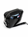 BOLSO BANDOLERA TOMMY MUJER COLOR NEGRO BRILLO