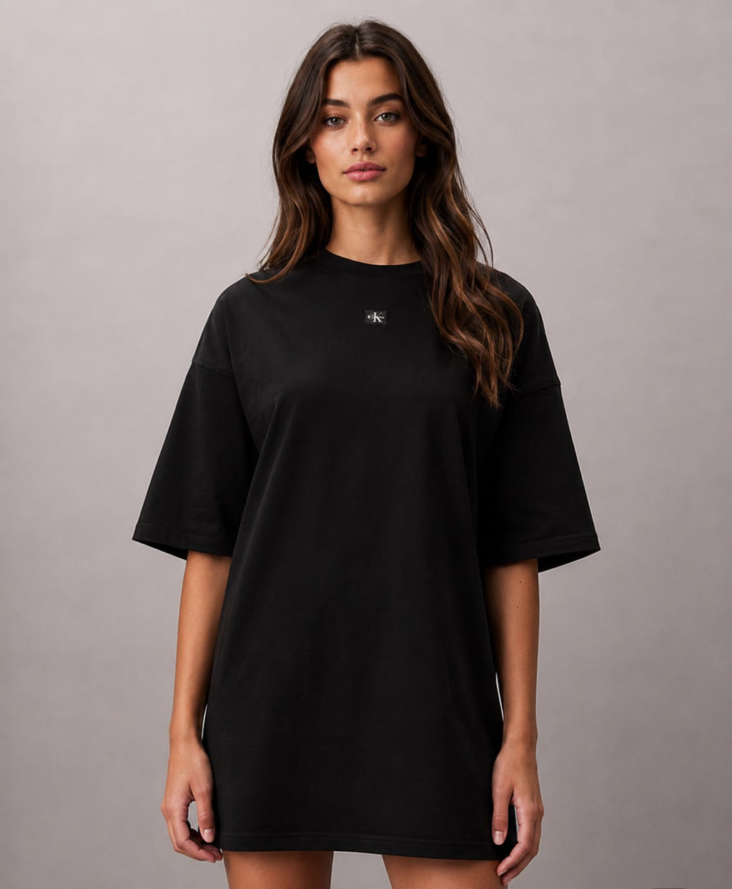 VESTIDO OVERSIZE NEGRO CALVIN KLEIN NEGRO