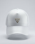 Gorra blanca brillo guess