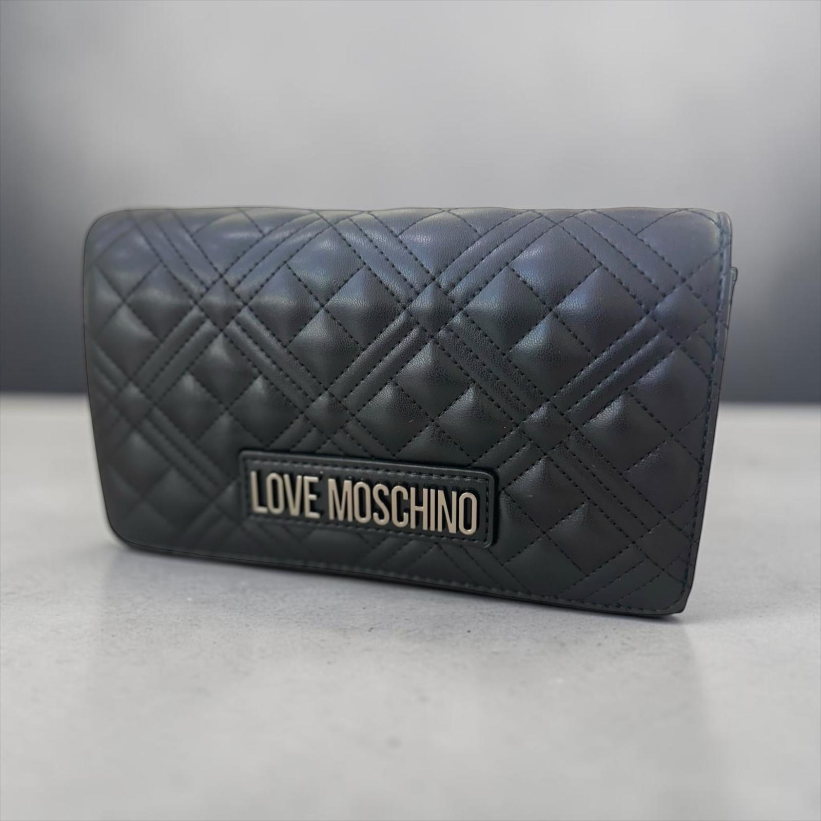 BOLSO LOVE MOSCHINO NEGRO