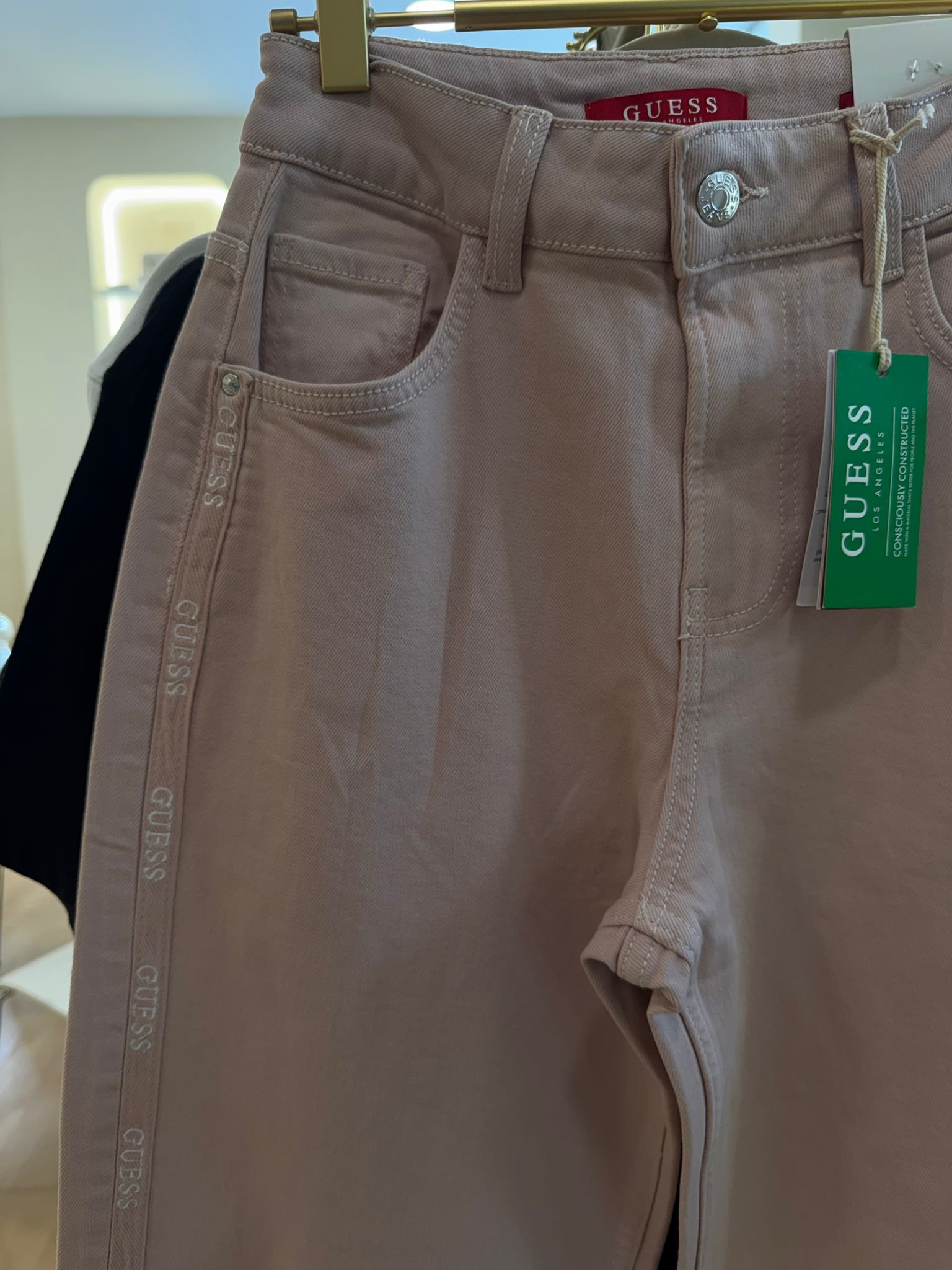 Pantalón Mujer Guess Rosa