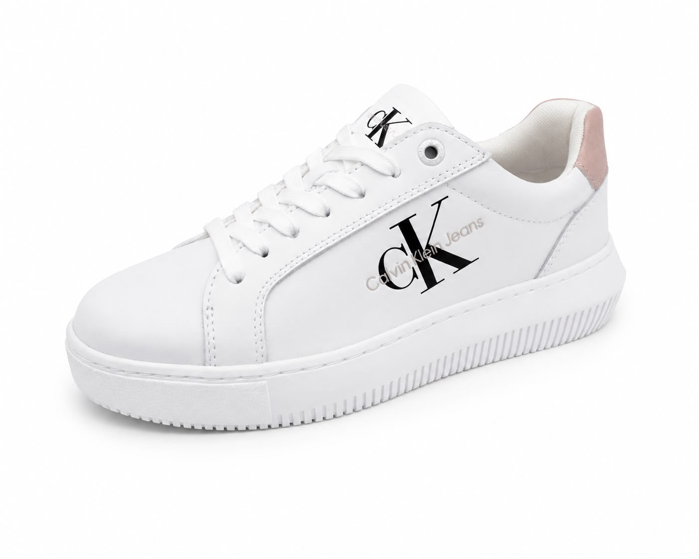 ZAPATILLAS MUJER CALVIN KLEIN BLANCO/ROSA